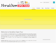 Tablet Screenshot of heraklionopentour.com